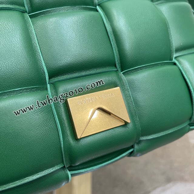Bottega veneta高端女包 96006 寶緹嘉綠色羊皮枕頭包肩背包 BV經典款Cassette枕頭包  gxz1189